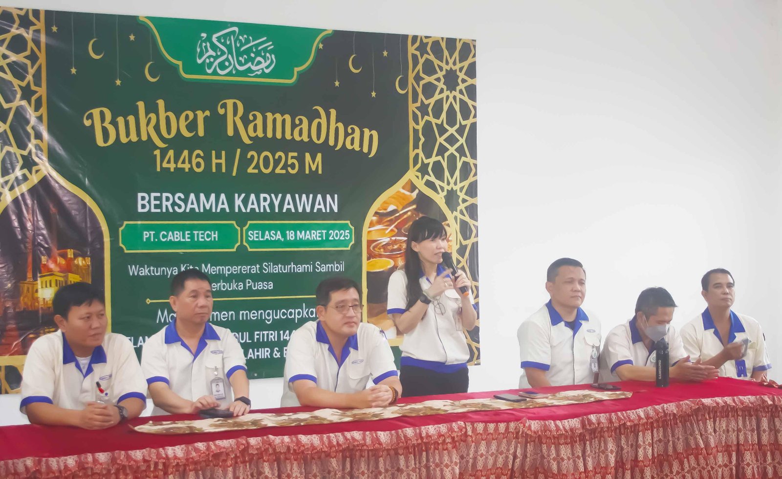 Bersama dalam Harmoni: Acara Buka Puasa Keluarga PT Cable Tech